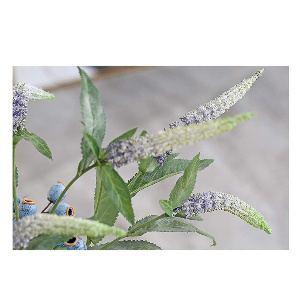 Künstlicher Blumenstrauß für drinnen und draußen, kompatibel mit Hochzeitsdekorationen, Blumendekorationen, künstlichen Obstzweigen, Heimstrauß-Sets, künstliche