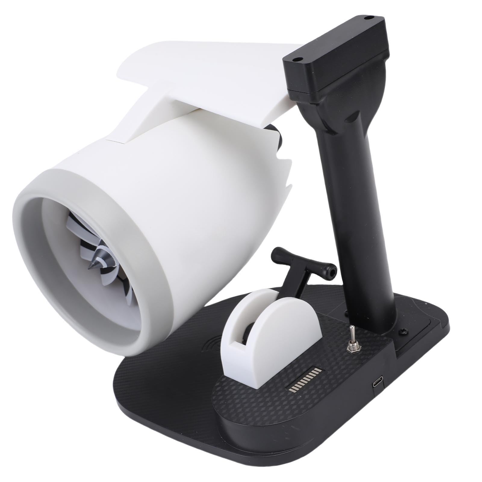 GOWENIC Ventilador de Escritorio Definitivo con Humidificador 3 en 1, Ventilador con Forma de Motor de Velocidad Ajustable de 4000 Rpm para Escritorio de Oficina, Ideal para Uso en el Hogar y la