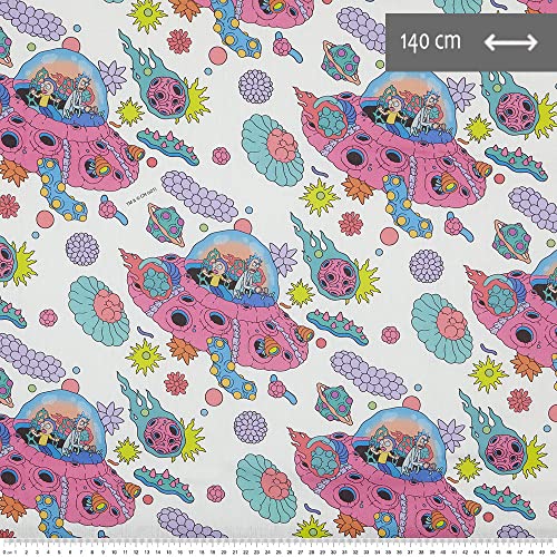 Kt KILOtela - Digital Printed Canvas Fabric, Upholstery, Cushions, Curtains, Half Panama Cotton, 100cm Length x 140cm Width - Image 3