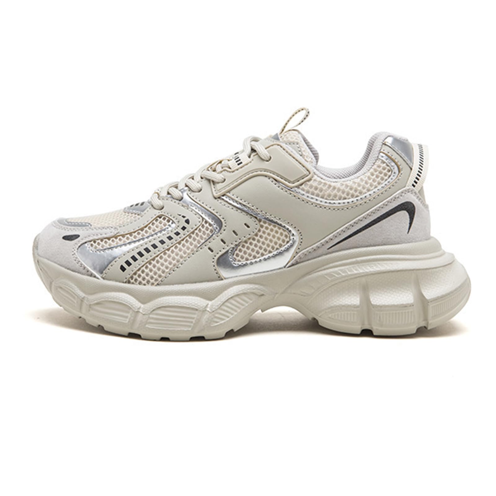 ●BENFLOWZ Amazon.com: ZFBBD Women's Gray Chunky Platform Dad Sneakers