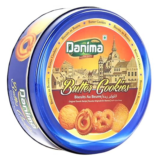 Danima Butter Cookies, Blue Tin, 400G