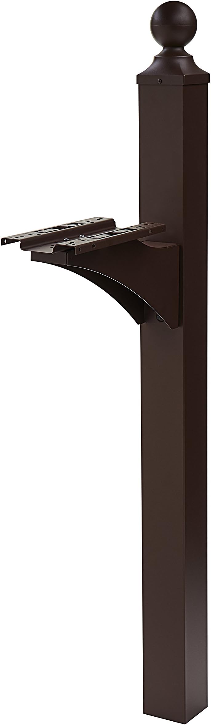 Gibraltar Mailboxes East Pointe Aluminum Venetian Bronze, Mailbox Post, ES200VB0