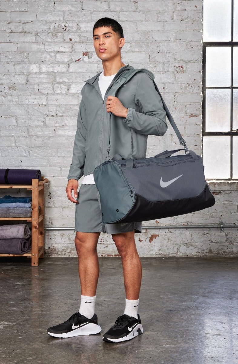 Amazon.com | Nike Brasilia Duffel (X-Small), Smoke Grey/Black