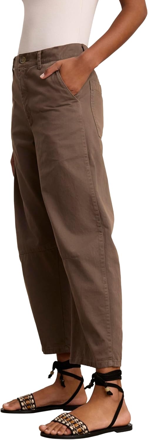 VELVET BY GRAHAM & SPENCER Women's Alexis Twill Pants, Chocolate - Image 2