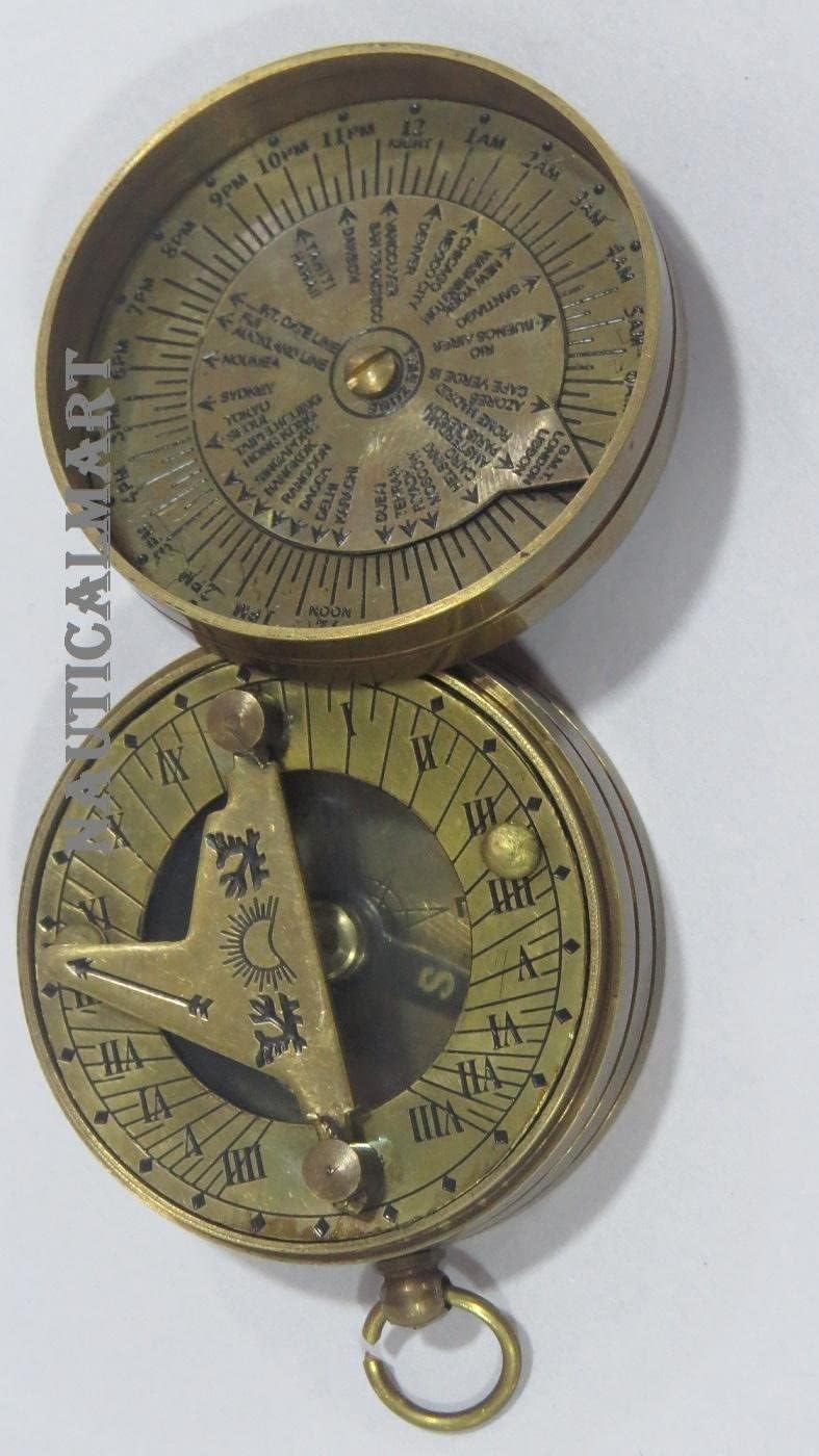 NauticalMart Antique DOLLOND London Pocket Compass