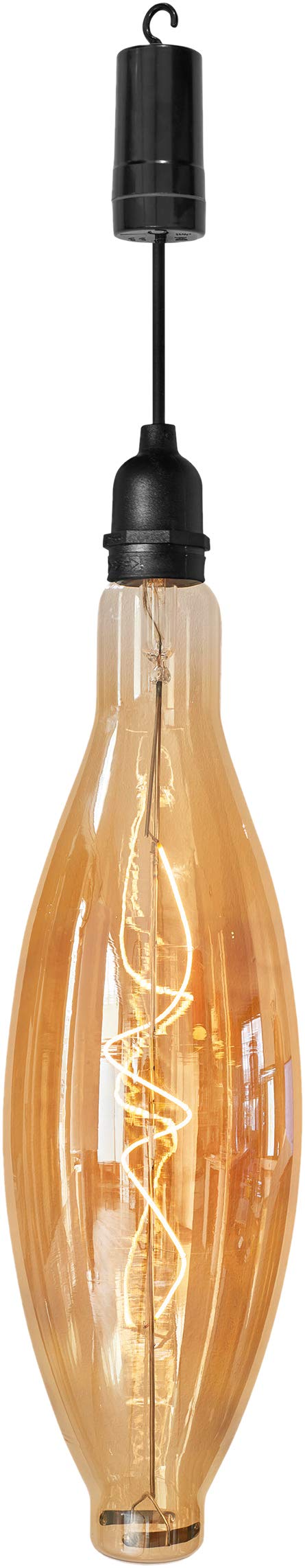 Luxform Lighting Eclipse Battery Powered Pendulum Hanging Light with 24 Hour Timer