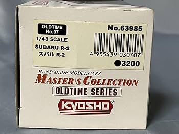 Amazon | 京商製スバル R2 白 1/43 | ミニカー・ダイキャストカー | ホビー