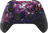 Vista 11 de Custom Controller for Xbox Series X/S - One - PC - Custom Gaming Controller -Soft Shell for Comfort Grip X (Galaxy)