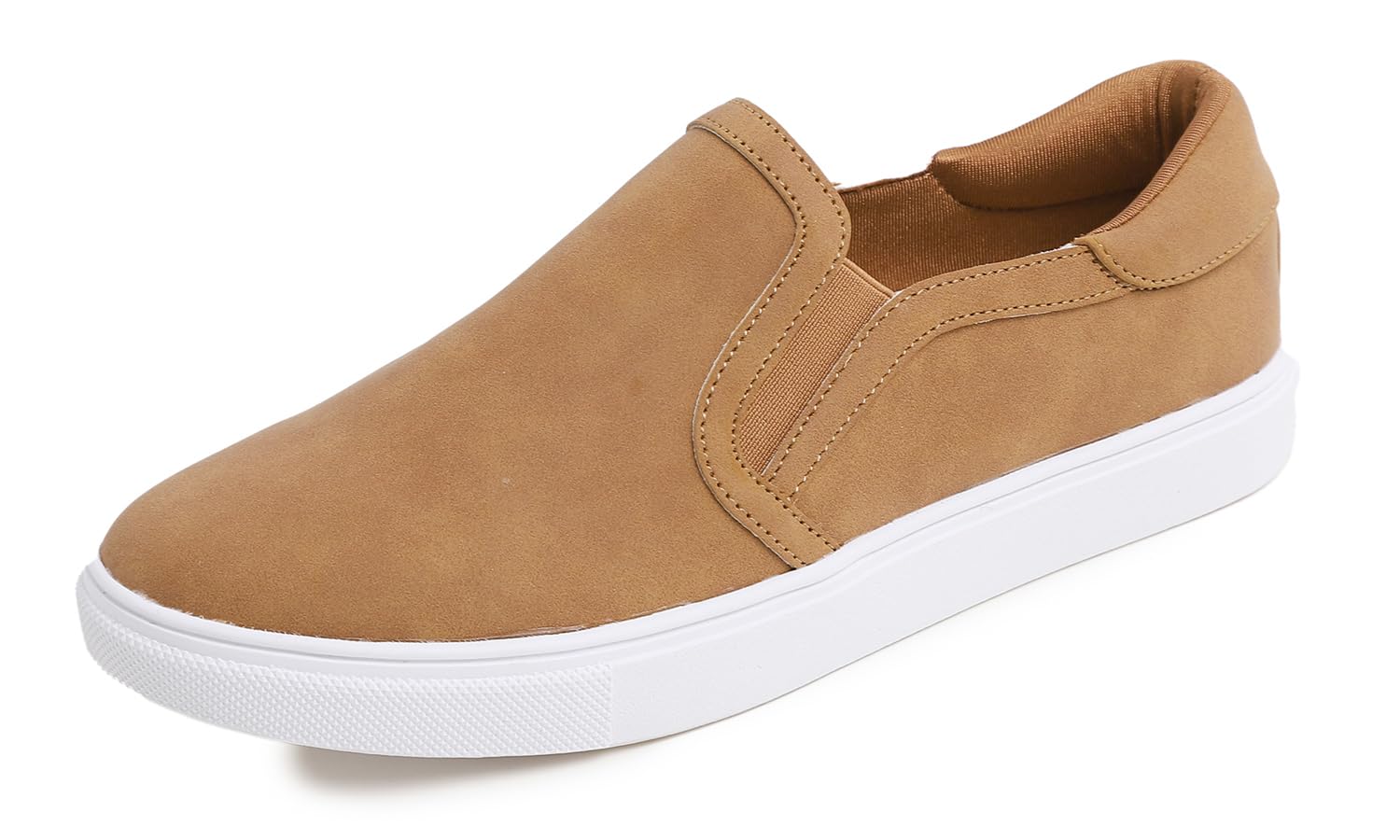Feversole Sneakers Slip-on Donna Alla Moda, Piatte E Comode, Suola In Gomma, Taglie Da 35 A 41 EU - 4