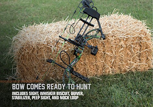 image for Bear Archery Cruzer G2 Ready to Hunt Compound Bow Package for Adults a