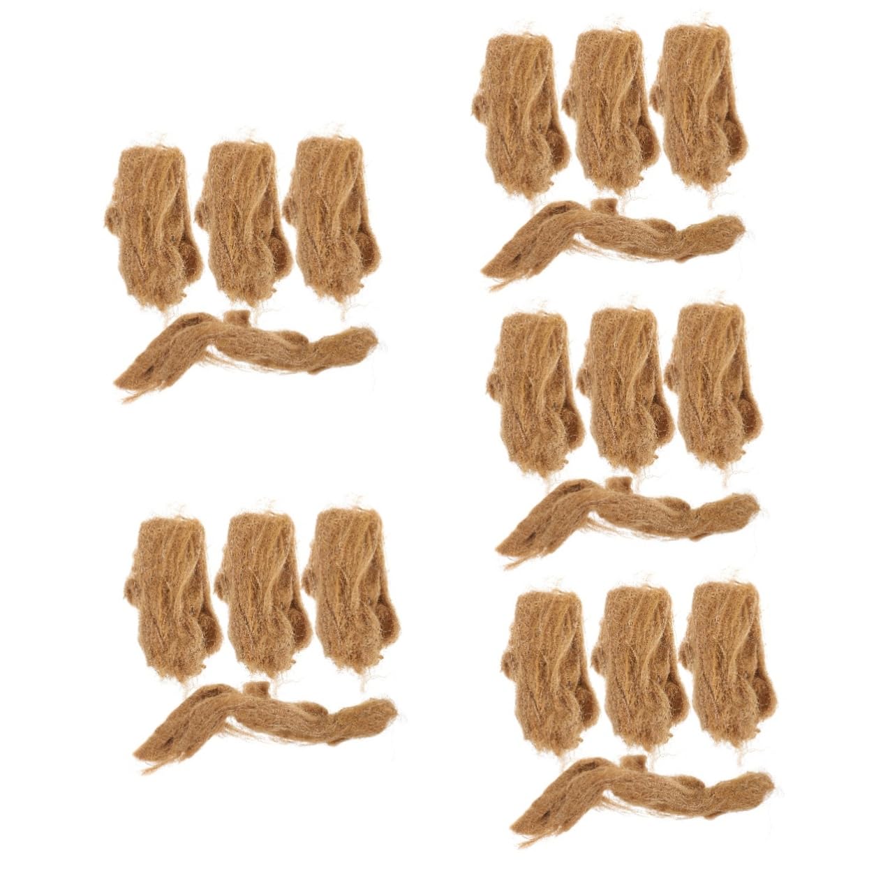 5 Ensembles Allume Naturel Jute Accessoires De Camping pour Activités Extérieures 4 Pièces * 5