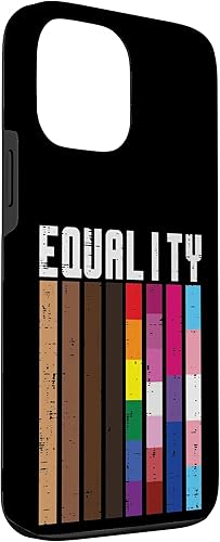 Miniatura 3 de Funda de regalo para iPhone 13 Pro Max Igualdad Negro LGBT Pride Rainbow Lesbiana Gay Bi Trans