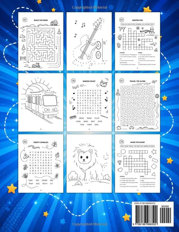 Now I'm 7! Activity Book for 7 Year Old Boys: 100 Fun Puzzles with Mazes, Word Search, Crosswords, & Dot-to-Dot Puzzles That Build Focus and Problem-Solving Skills image 3