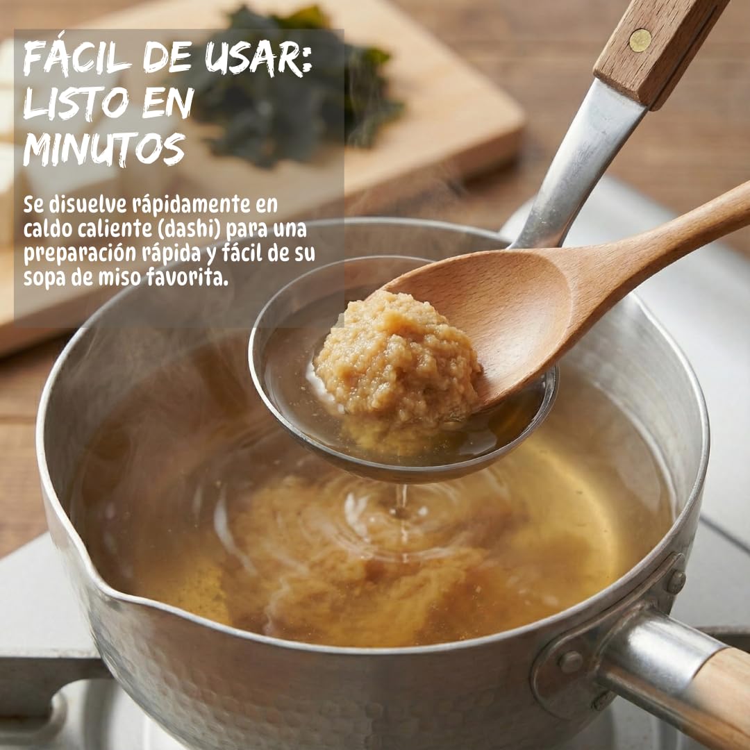 Umami Shiro Miso Japonés 500g - Pasta de Miso Blanco Artesanal - Producida en Japón