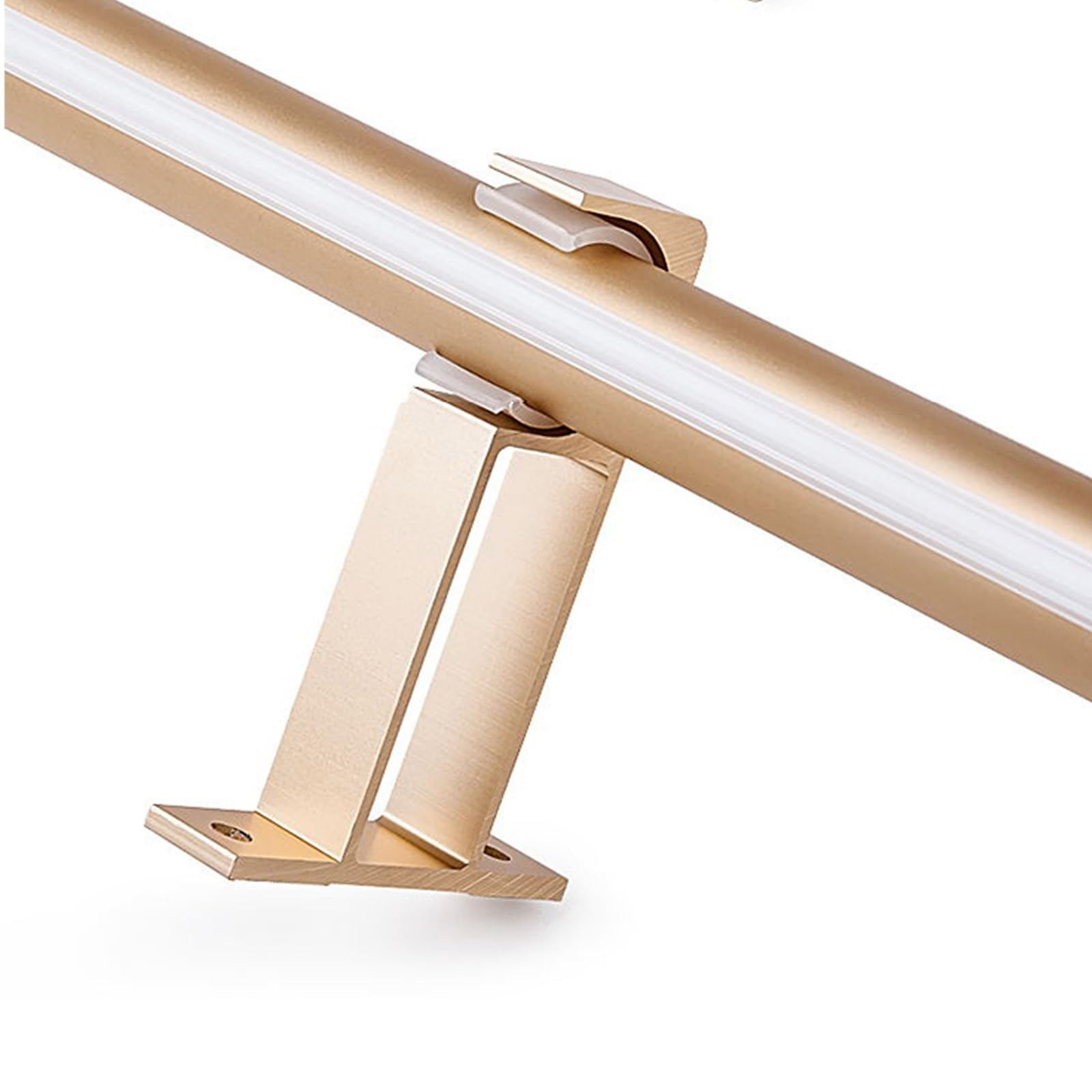 Binari per Tende, Binario per Tende da 1-6 Metri Scorrevole, Scorrevoli Scorritenda Bastoni Tende, per Tendaggi Moderni Scorrimento Manuale Strappo Completo(A,5.2M/(17FT))