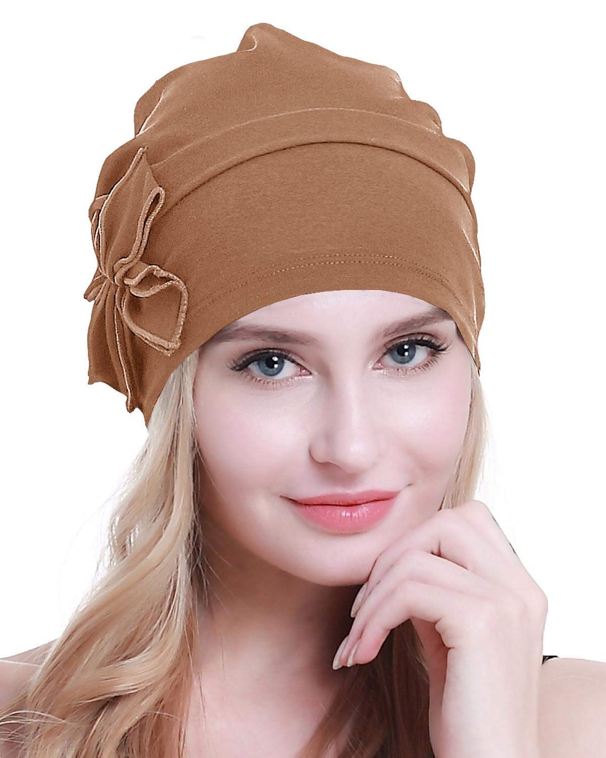 osvyo Bamboo Chemo Headscarf for Women Hair Loss – Cancer Slip On Headwear Turbans Sealed Packaging