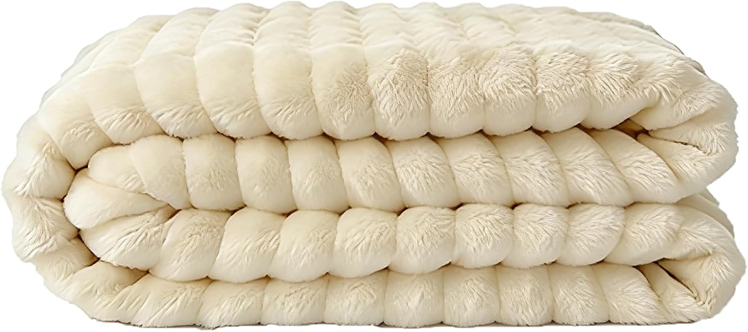 Emotional Support Blanket Yellow, Security Blanket, Calming Dog Blanket, Rabbit Hair Plush, Designed for Pets, Soft and Comfortable for Indoors Sofa, Kennel (Yellow, 47.24 * 78.74")