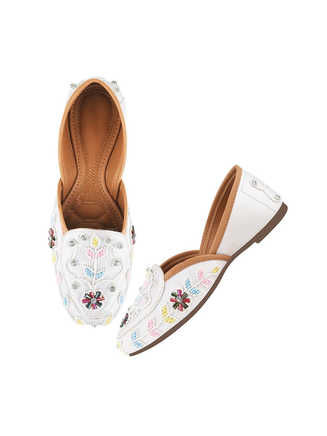 Trending Stylish Glamour Ethnic Jutti Comfortable Flat Fancy Bellies for Womens and Girls-image-21