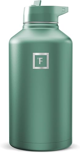 Miniatura 108 de IRON °FLASK Frasco de hidratación para acampar y senderismo con boquilla, botella de agua deportiva de acero inoxidable aislada de boca ancha, Aurora