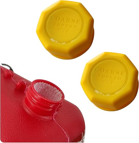 Miniatura 7 de Tapa de lata de gas, repuesto para tapa de lata de gas (2 kits) Se adapta a la mayoría de latas de gas de 1235 galones, dos hilos gruesos y dos