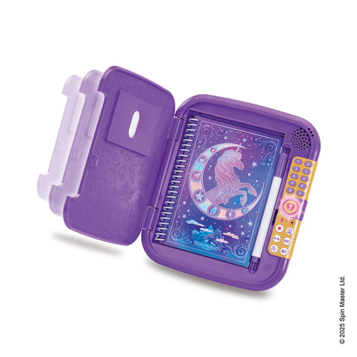 VTech - KidiSecrets Mon Journal Intime La Scuola degli Unicorni - Diario Intimo elettronico con codice, taccuino Segreto, Feltro e 5 Giochi Unicorn Academy - Regalo per Bambini dai 5 Anni - Contenuto