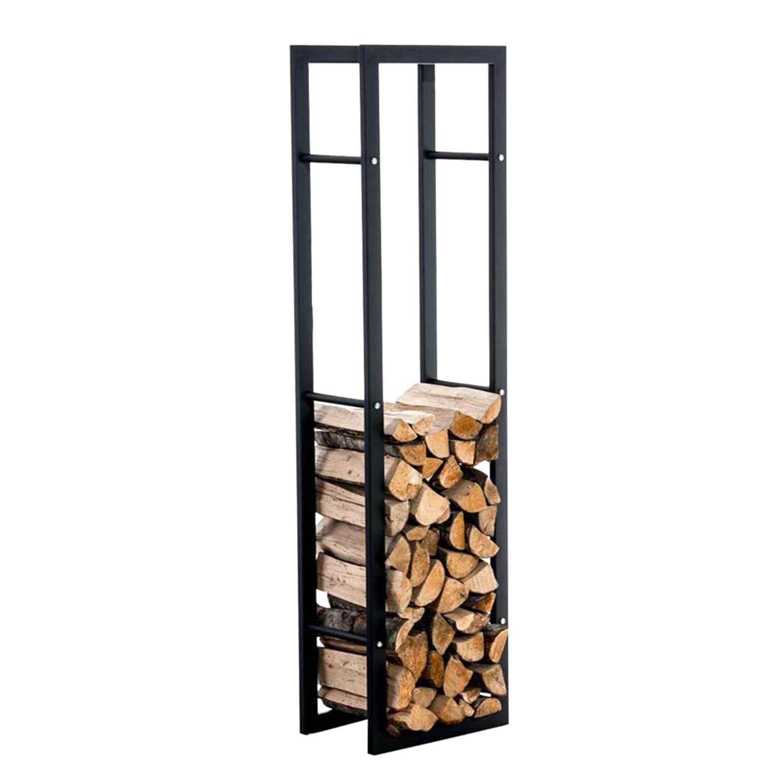 Porta Legna per riporre Il legname, Organizer per Legna da ardere per casa, Veranda, Giardino, Supporto salvaspazio per accendifuoco, Accessori Decorativi per Camino