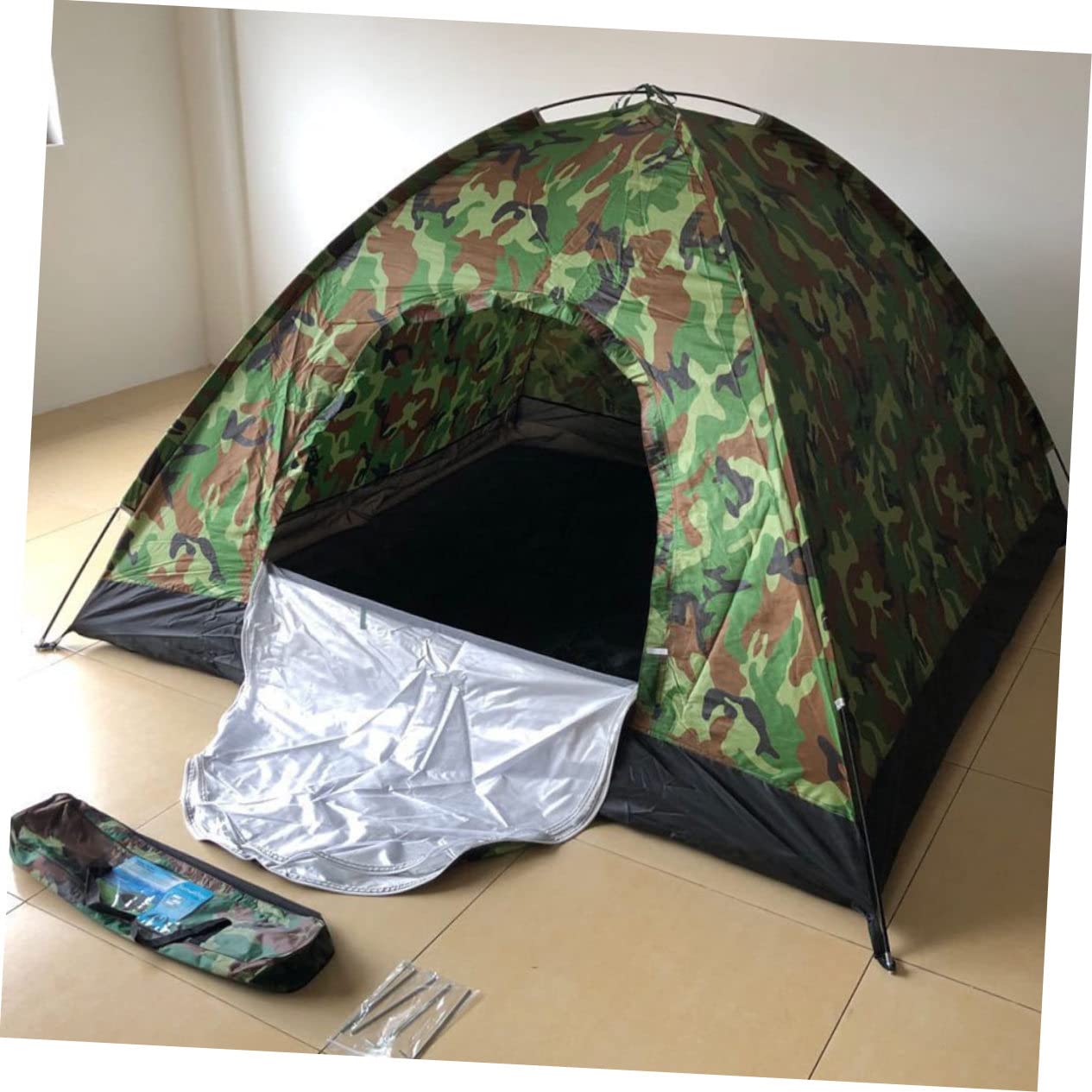 ifundom Wasserdichtes Outdoor-notzelt Tarnmuster-campingzelt Reisezelt für Camping Robust und Praktisch
