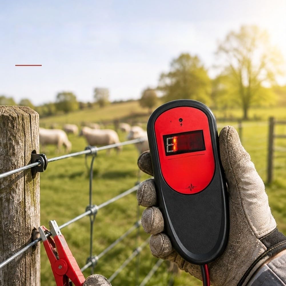 Digital Electric Fence Tester 500V-13kV Quick Fault Finder