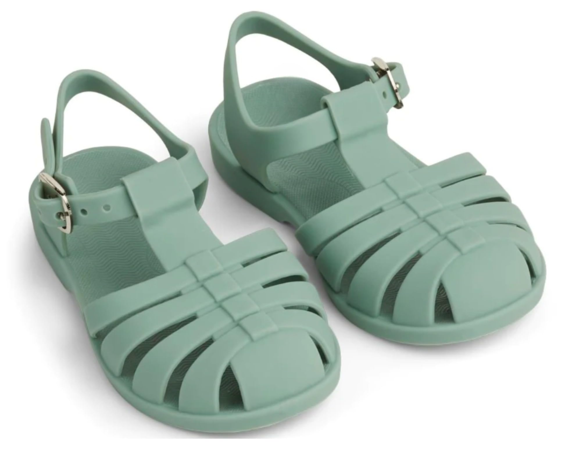 SAMYS - Sandales Mixte Enfants Fille Garçon Bébé Chaussures Plage et Piscine Confortables Légères Flexibles et Transpirantes Antidérapantes Été en Plastique Bouton Pression Rose Vert Rouge Bleu