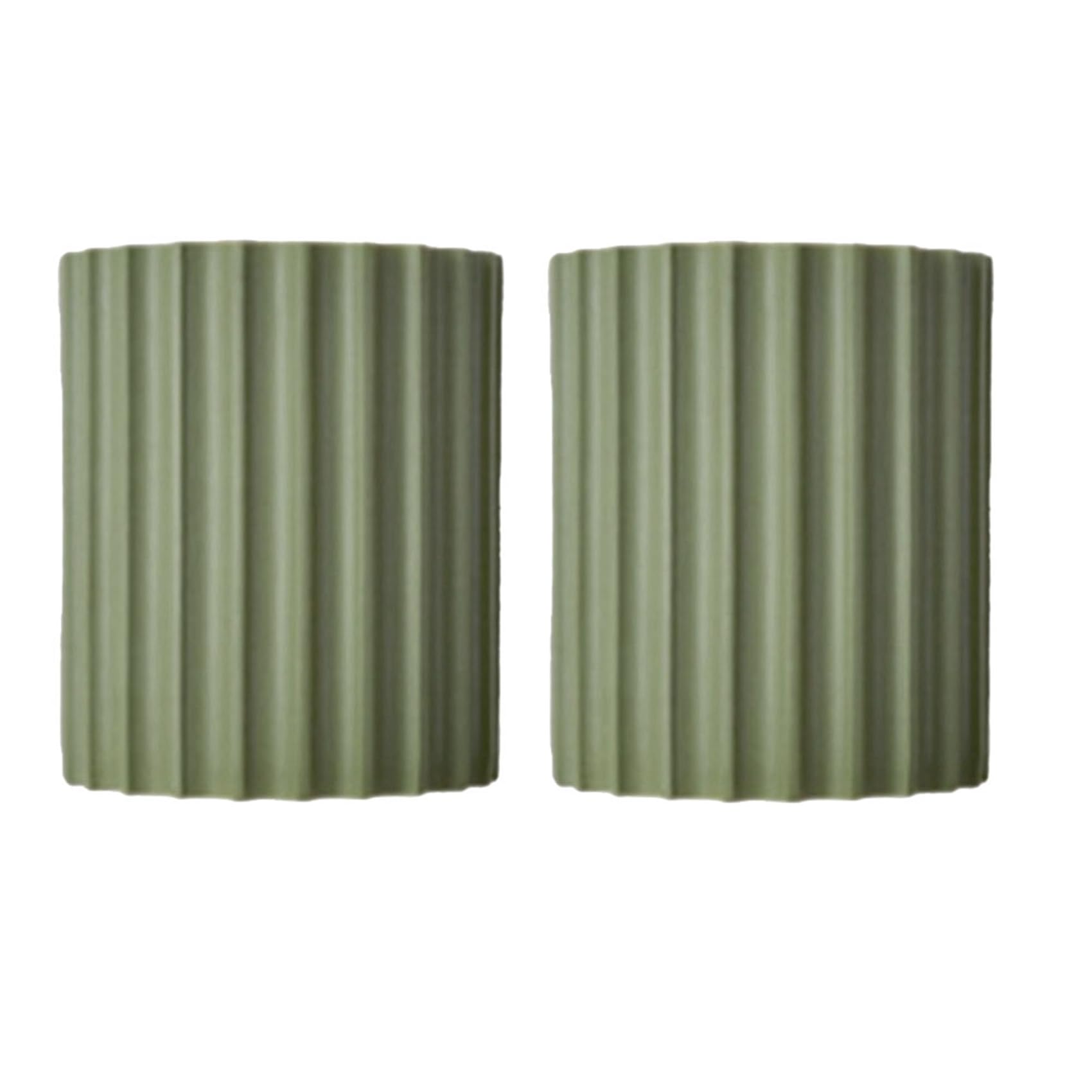 Hndhbfgrt 2X Bedroom Wall Lamp Home Entrance Aisle Living Room Lamp Resin Wall Lamp Indoor Wall Lamp Bedside Lamp (Green)