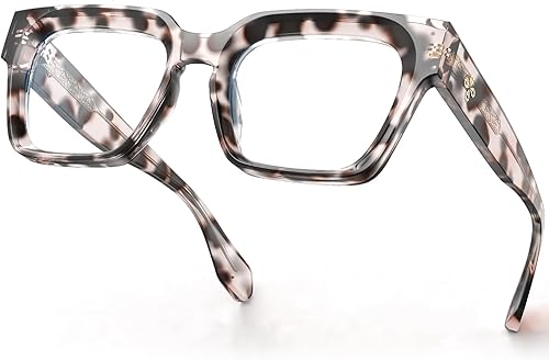 VISOONE Gafas de bloqueo de luz azul de moda cuadradas con antideslumbramiento de computadora para juegos de mujeres y hombres, Colorado