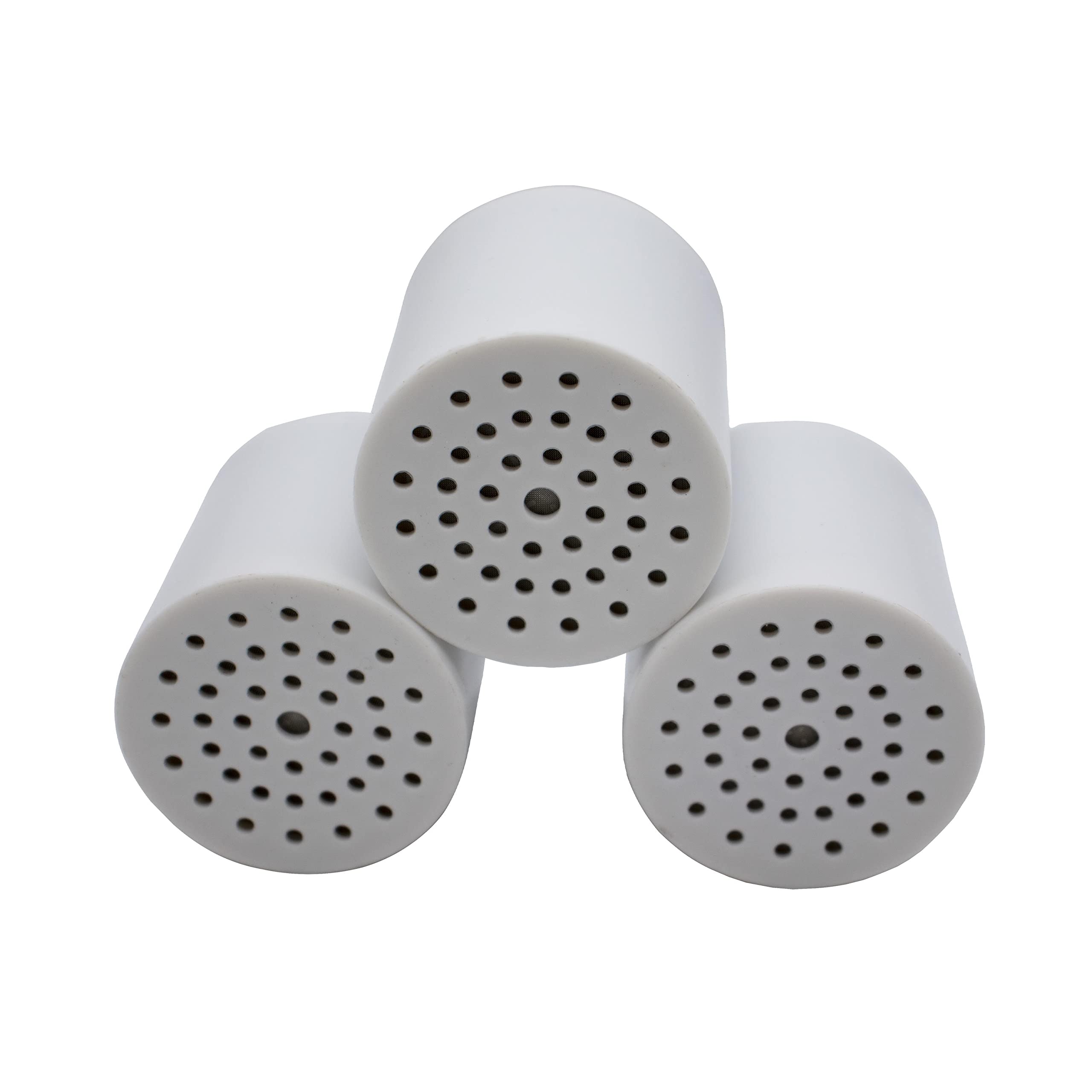 3 Pack 15-Stage Replacement Shower Water Cartridge | Balance pH - Budget Conscious Filtration | Compatible with Any Shower Filter - Universal High Output | 3-pack (No Housing)