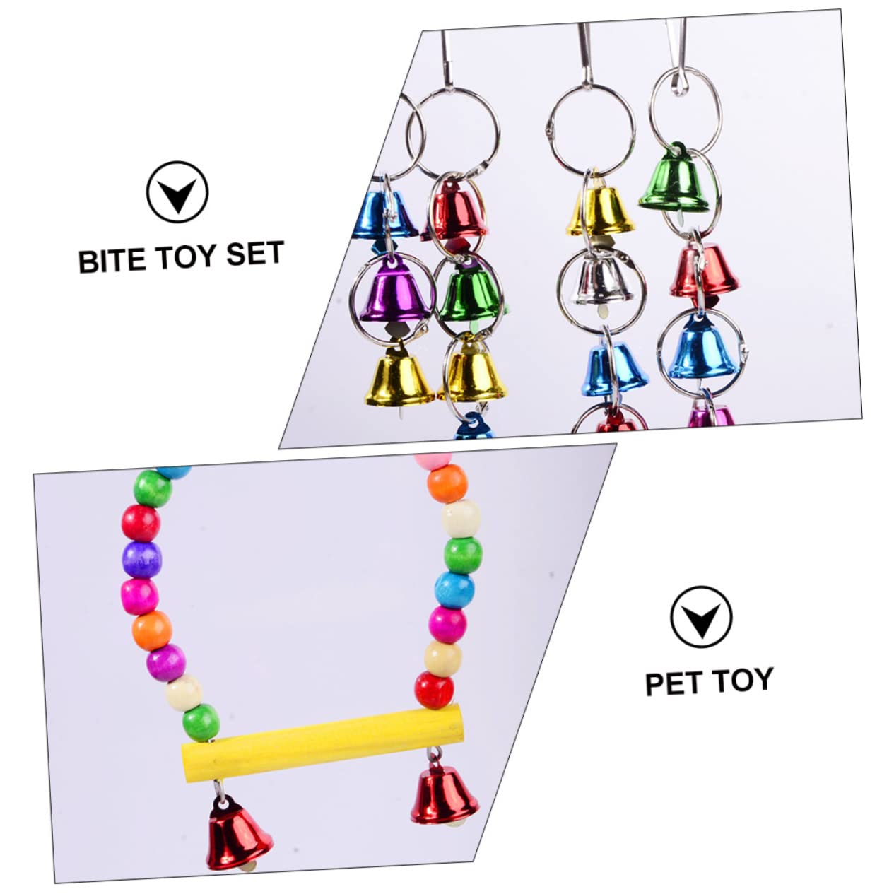 FOMIYES Jouet À Mâcher pour Perroquet 5 Pièces pour Oiseaux Chics pour Calopsittes par Safe Nervousness