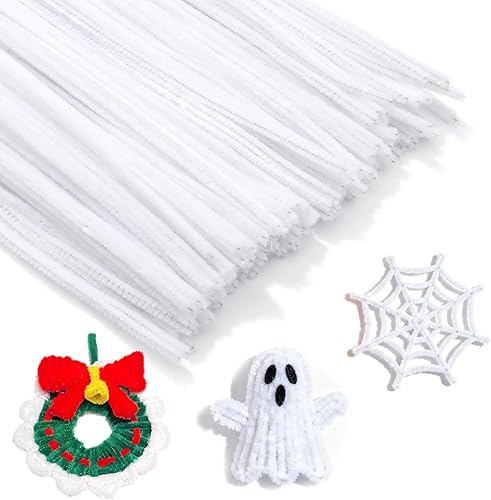 Vista 15 de 100 limpiapipas, limpiapipas para manualidades, creativos para hacer flores, tallos de chenilla, limpiadores de tuberías, flores, suministros