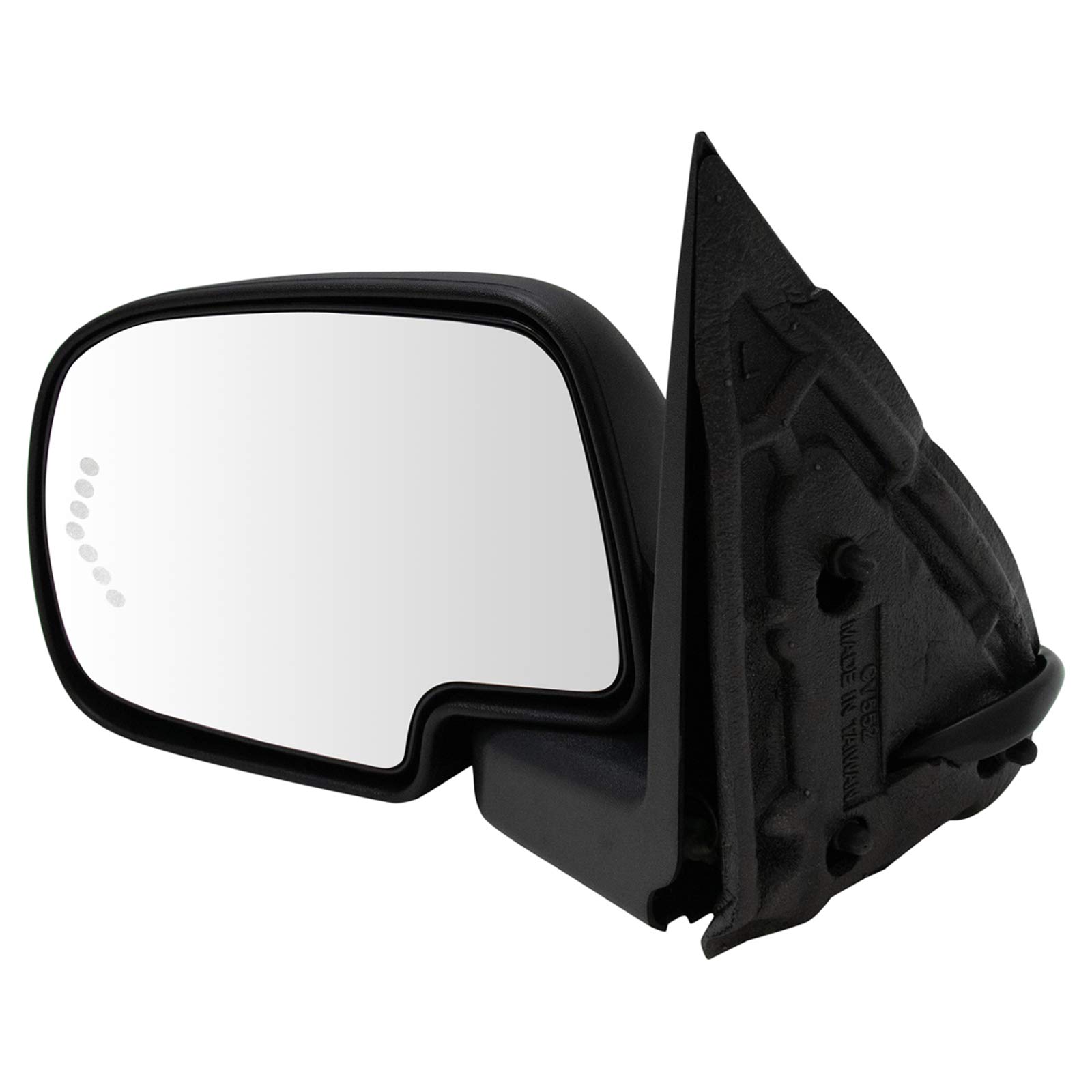 【プラスチッ】 USミラー TRQサイドビュードアミラーパワー加熱PTMキャップ＆グロスハウジングRH TRQ Side View Door