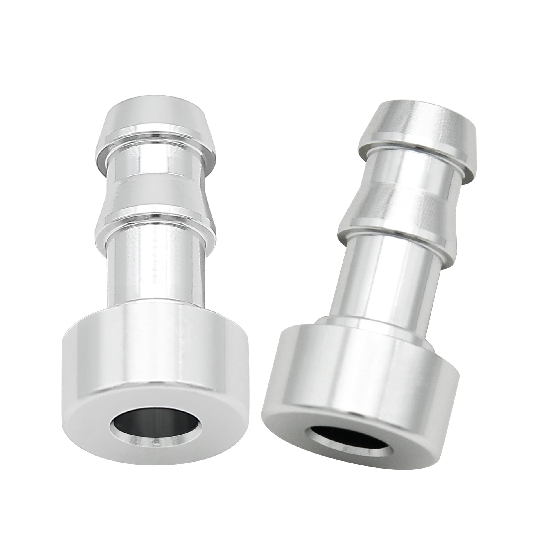 JEGS 51151 Billet Aluminum Weld-On Radiator Filler Neck 5/16 In. Hose Barb 1 In