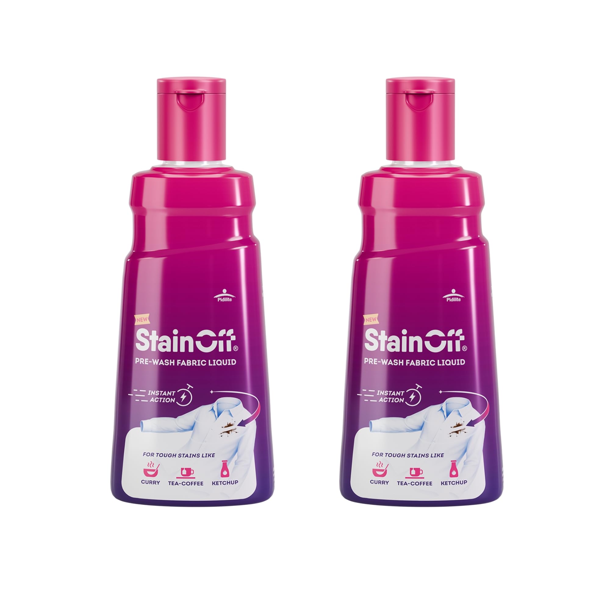 StainOff Fabric Stain Remover Liquid – 50ml, Pack of 2 | Powerful Spot Cleaner for Clothes, Upholstery & Linen | Safe on All Fabrics | Quick Action Formula | Travel-Friendly Bottle-image-10