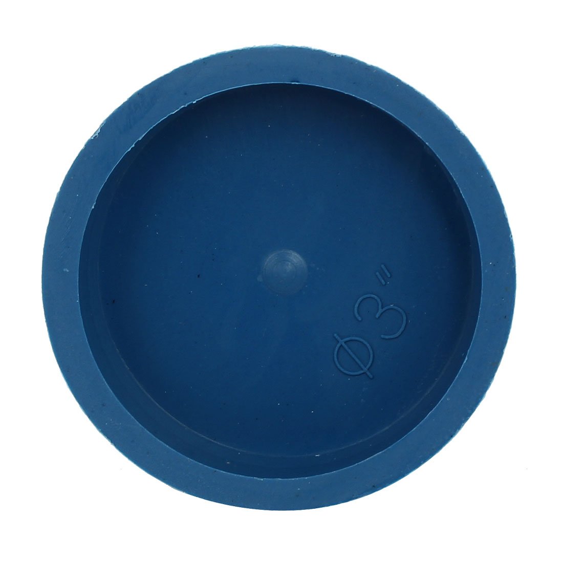 Aexit 76mm Flange Luer Fittings Mounted Tapered Hole Stoppers Waterproof Caps Luer Cap Fittings Blue 5pcs