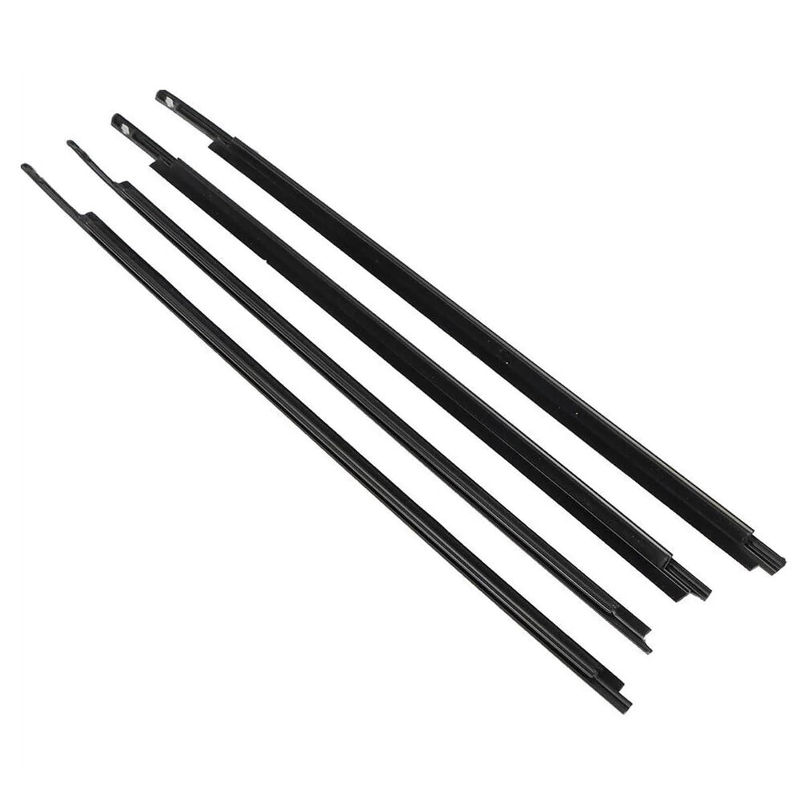 for Toyota for Sequoia 2008-2016 Outer Window Weatherstrip 4pcs Beltline Molding
