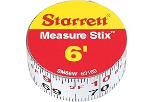 Starrett Adhesive-Backed Stix Measuring Tape (SM66W)