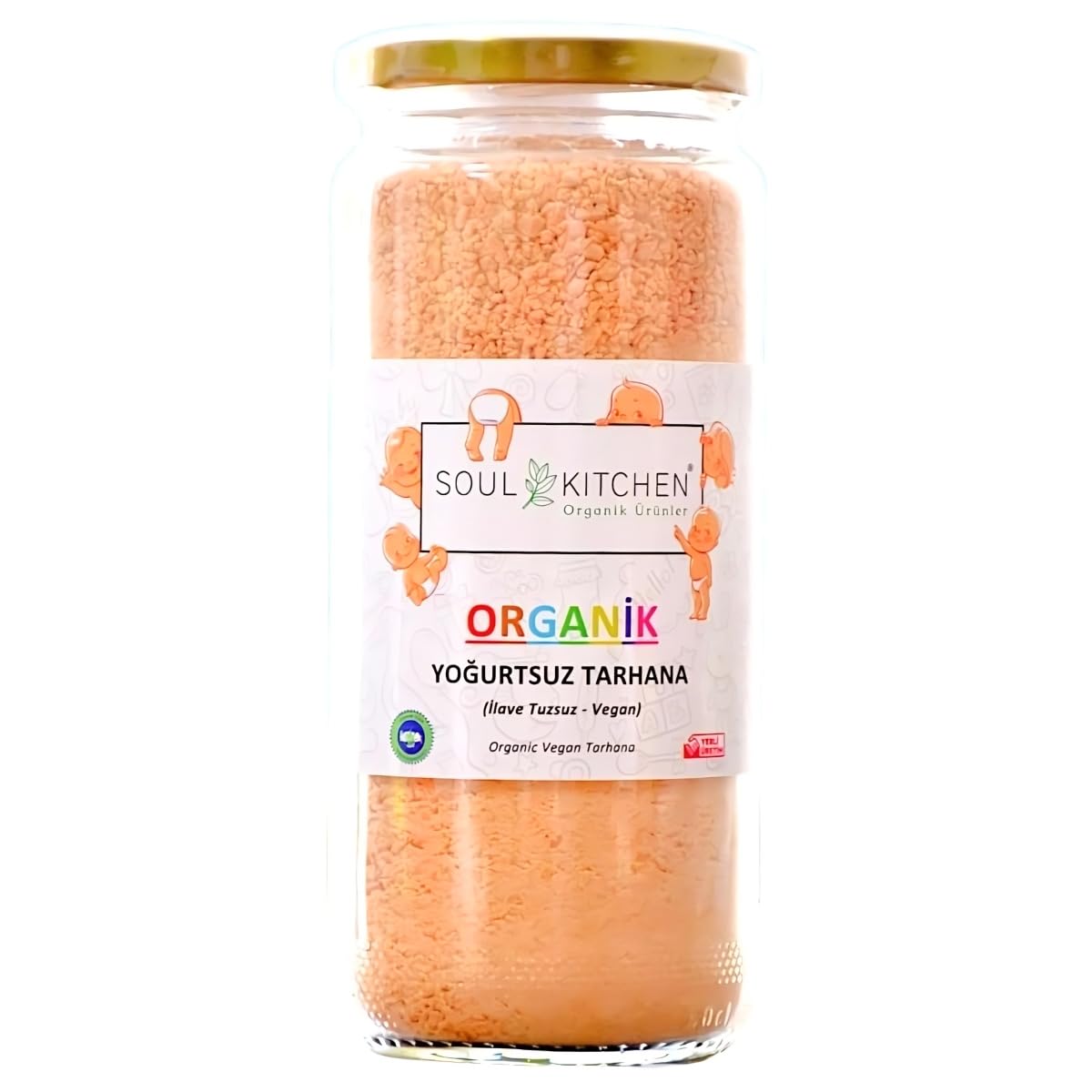 SOUL KITCHEN ORGANİK YOĞURTSUZ TARHANA 350GR - CAM (Vegan) (İlave Tuzsuz)