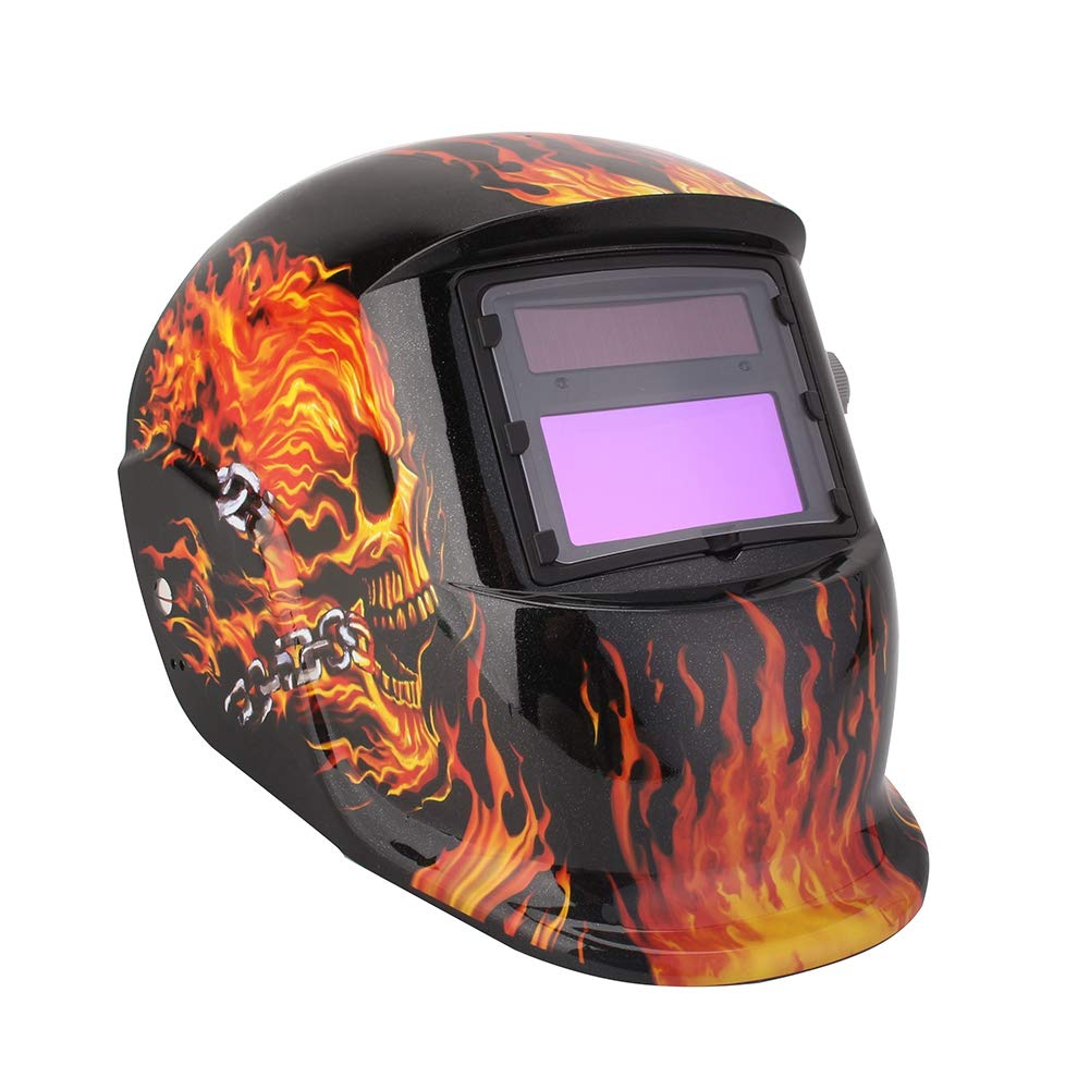 Masque de Soudage Solaire à Obscurcissement Automatique, Grand Champ de Vision, pour Applications MIG/MAG/TIG