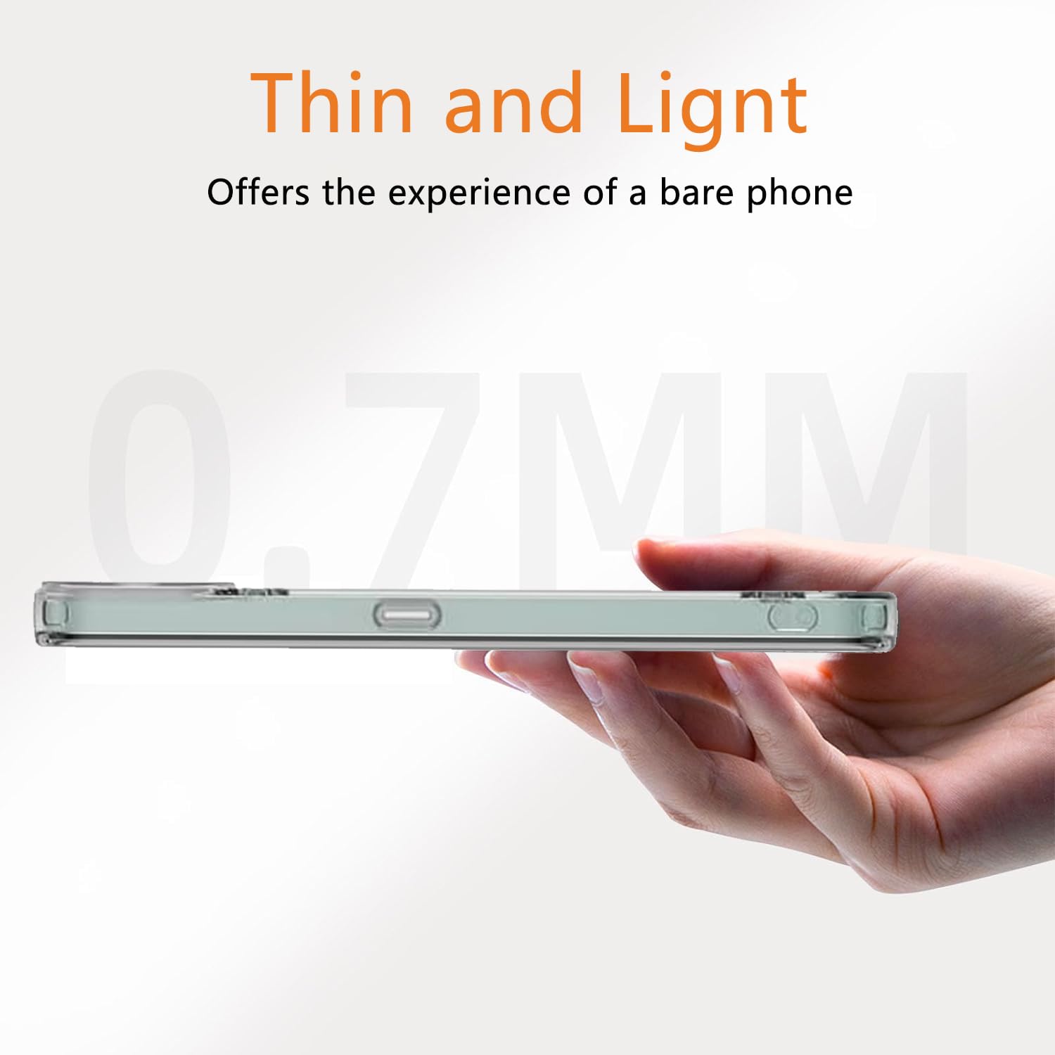 Kaywzo Transparente Handyhülle Für Nothing CMF Phone 1 – Stoßfest, Mit Kameraschutz, TPU & PC