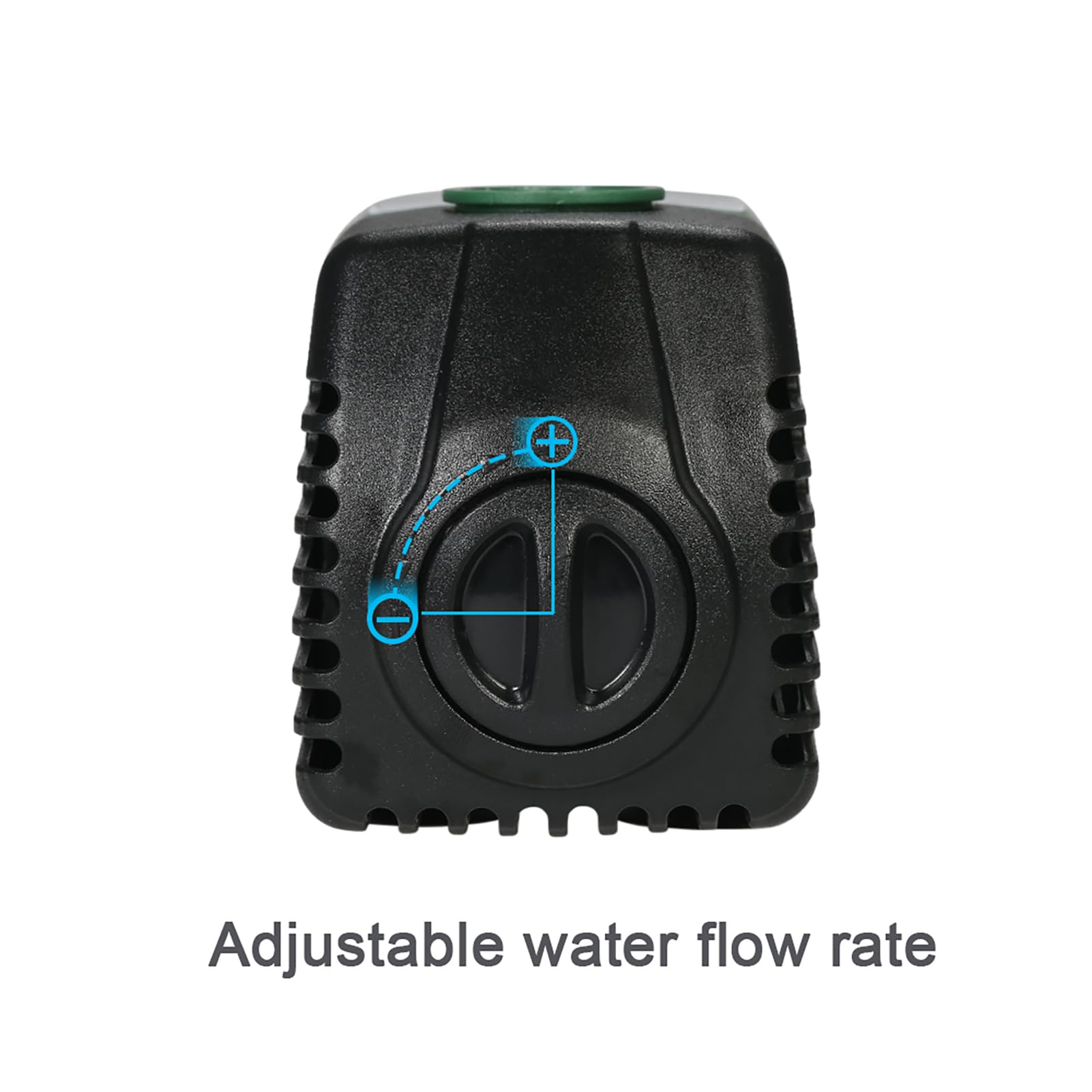 Bomba de Agua Sumergible, Ultra Silencioso 1500L / H 25W Bomba de Agua Limpiable para Fuentes de Mesa de Acuario Pond Water Gardens y Sistemas hidropónicos con 2 boquillas AC220-240V