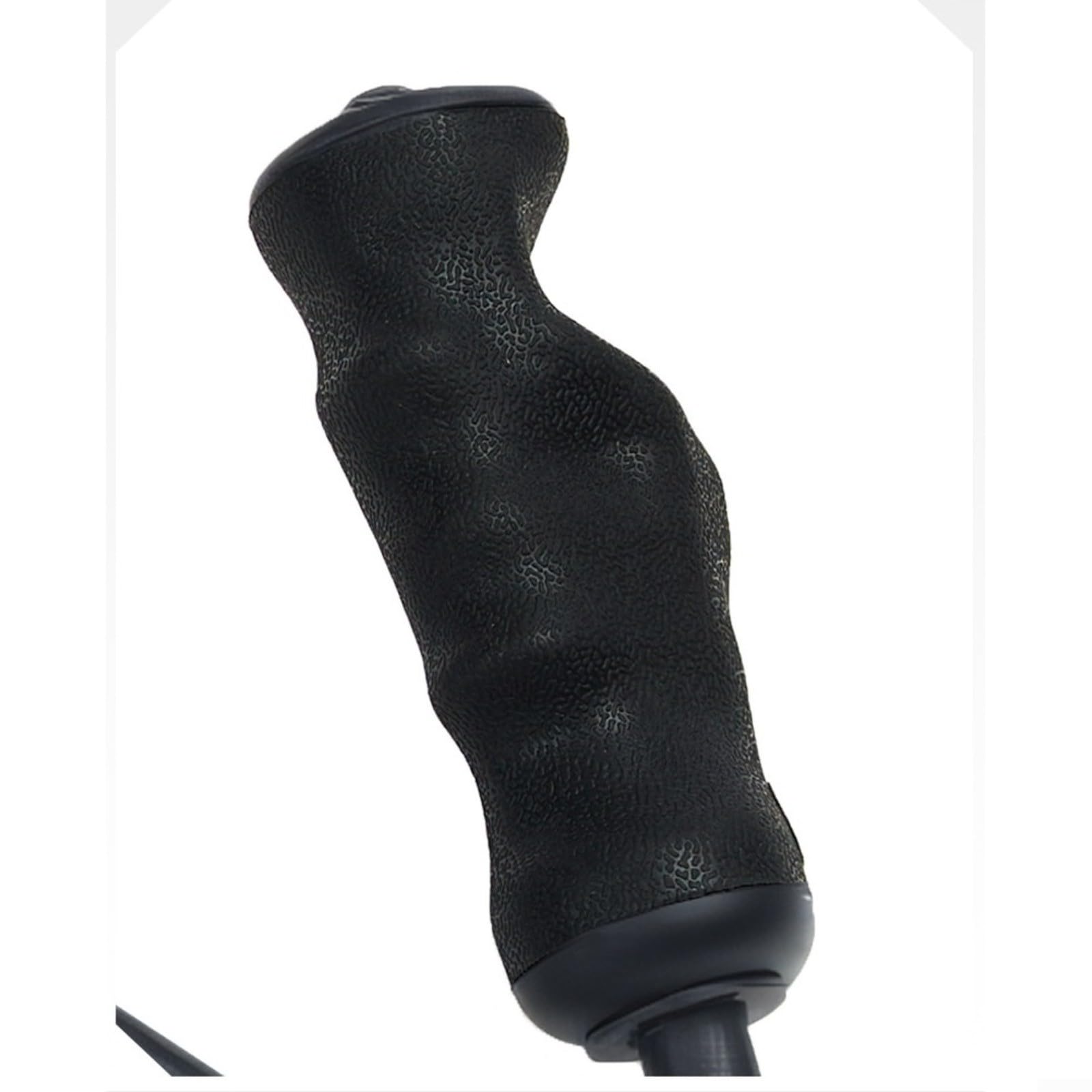 Mango de agarre de hierro TPE de 13 cm para máquina de remo y equipo de gimnasio, construcción de hierro fundido con diseño ergonómico antideslizante, compatible con entrenamiento cardiovascular