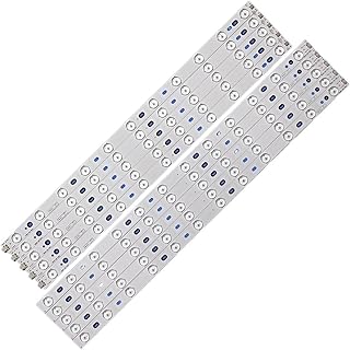WAHRE 10pcs/Kit LED Strips Fit for Toshiba 58 TV 58L1350U 58L4300U DP58D33 P58D33 LE58F3281 V580HK1 L06 V580H1 LD6 TLDC2 TRDC2