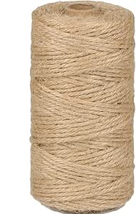 Garden Twine Strong Natural Jute Long Brown Twine For Gardening Tomato Climbing Plants Ties