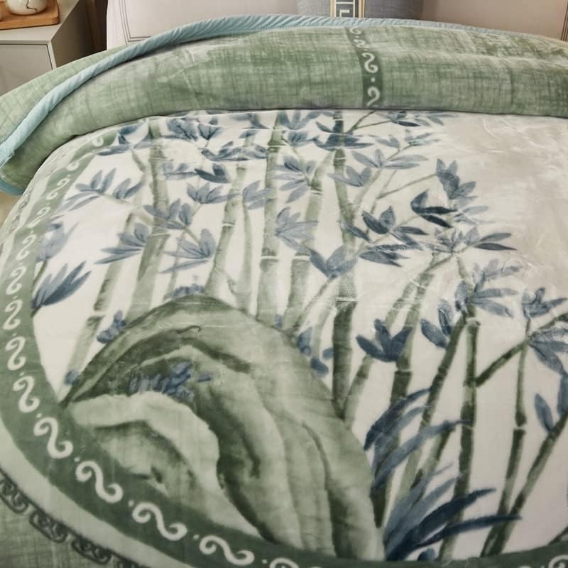 Miniatura 2 de LGYKUMEG Manta suave y pesada, manta gruesa para invierno, manta de visón coreano tamaño King, manta de felpa de forro polar pesado de invierno de 9