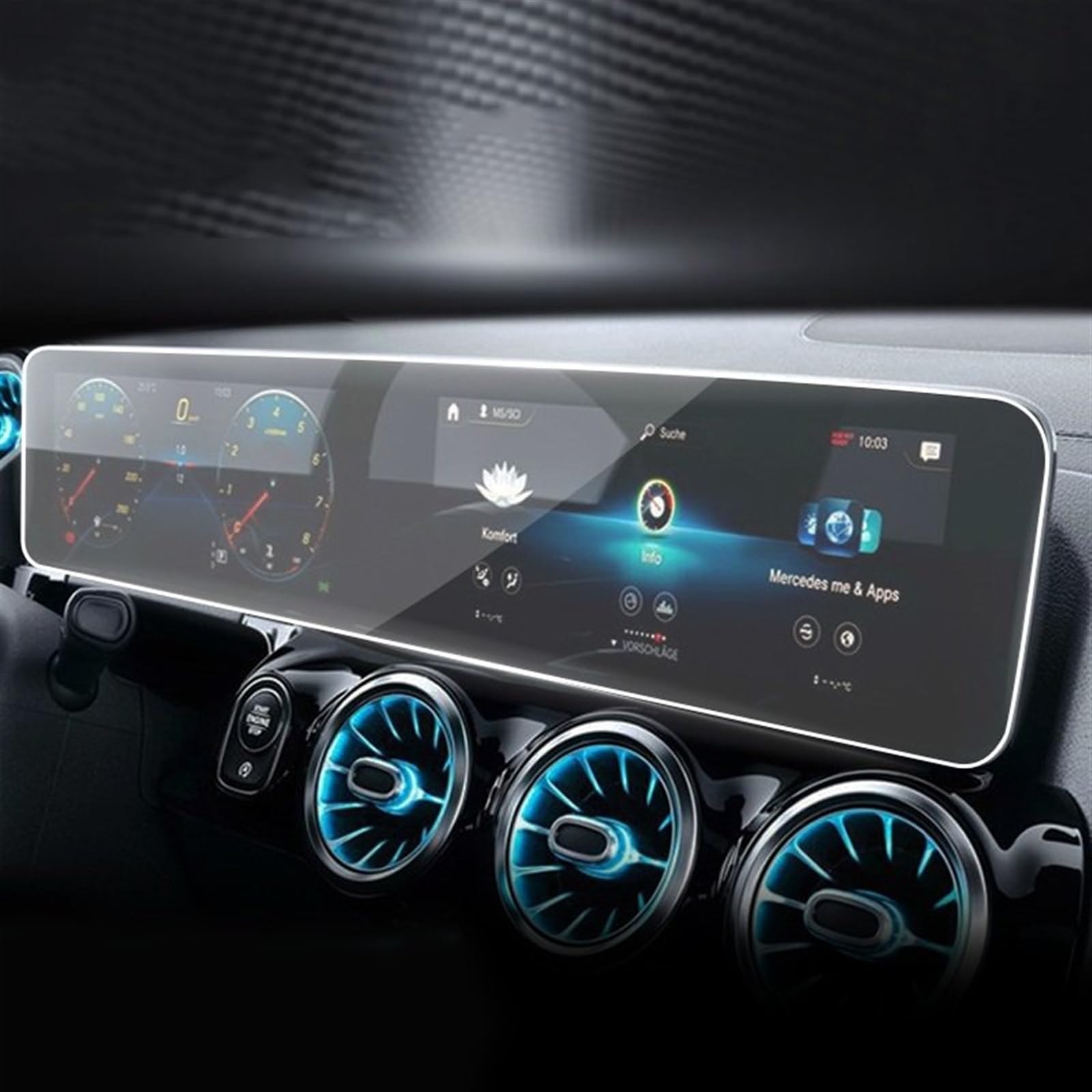 Compatible con Mercedes para Benz GLB 180 200 2020 2021 2022 2023 película Protectora de navegación GPS para Coche película LCD TPU Protector de Pantalla Interior Membrana Navegación GPS
