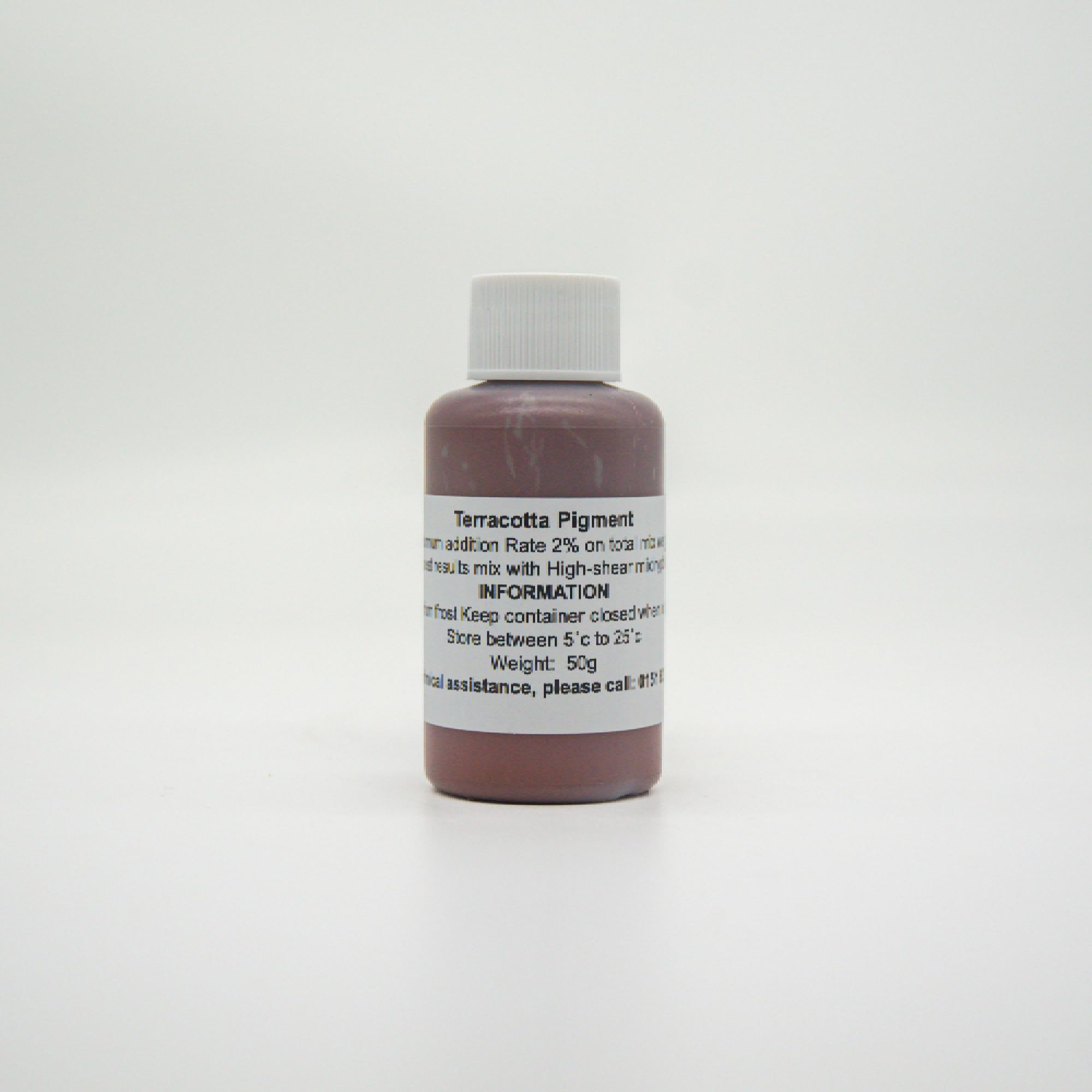 JESMONITE Pigment | Colour Solution for all Resin Mixes, compatible with AC100 | Vibrant, Concentrated Colours | Easy to Mix and Use | Ideal for Artists, Crafters, and Professionals (Terracotta, 50g)